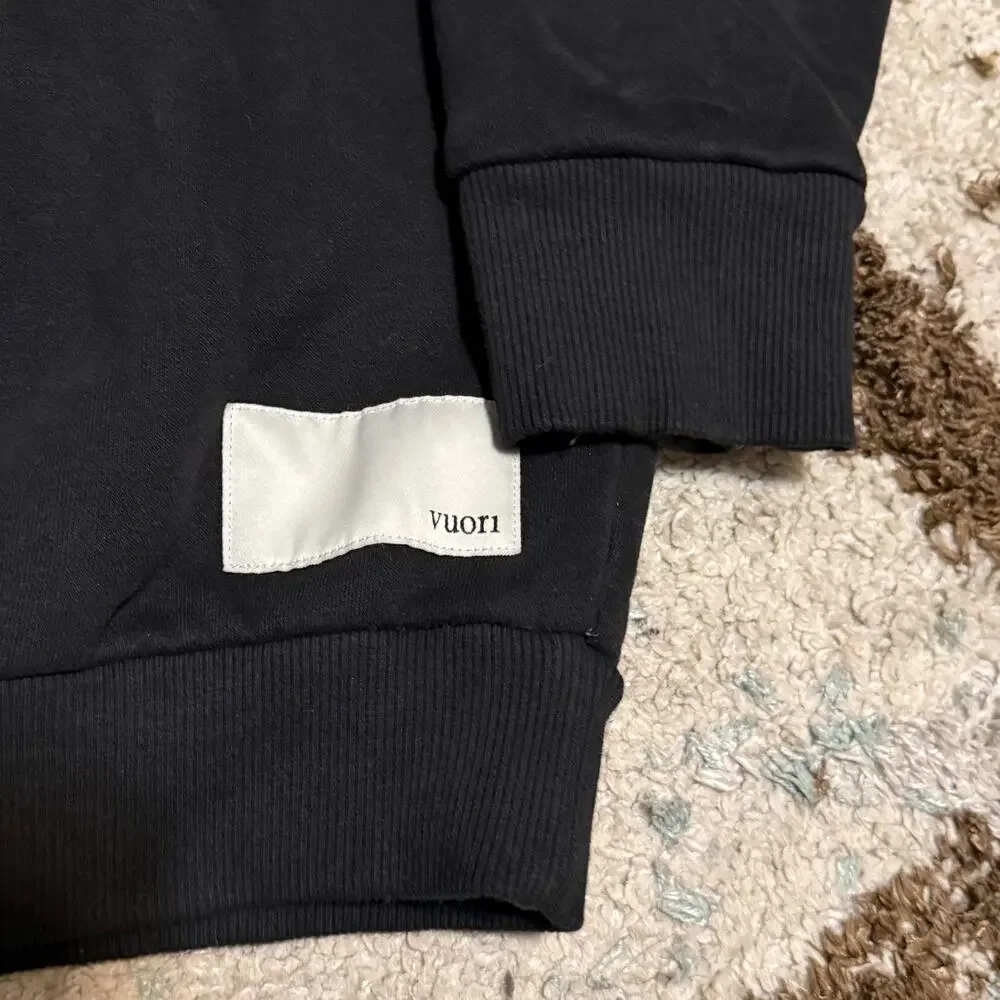 Vuori Women's Restore Oversized Hoodie Size Small Washed Black VW2002 - Picture 3 of 7